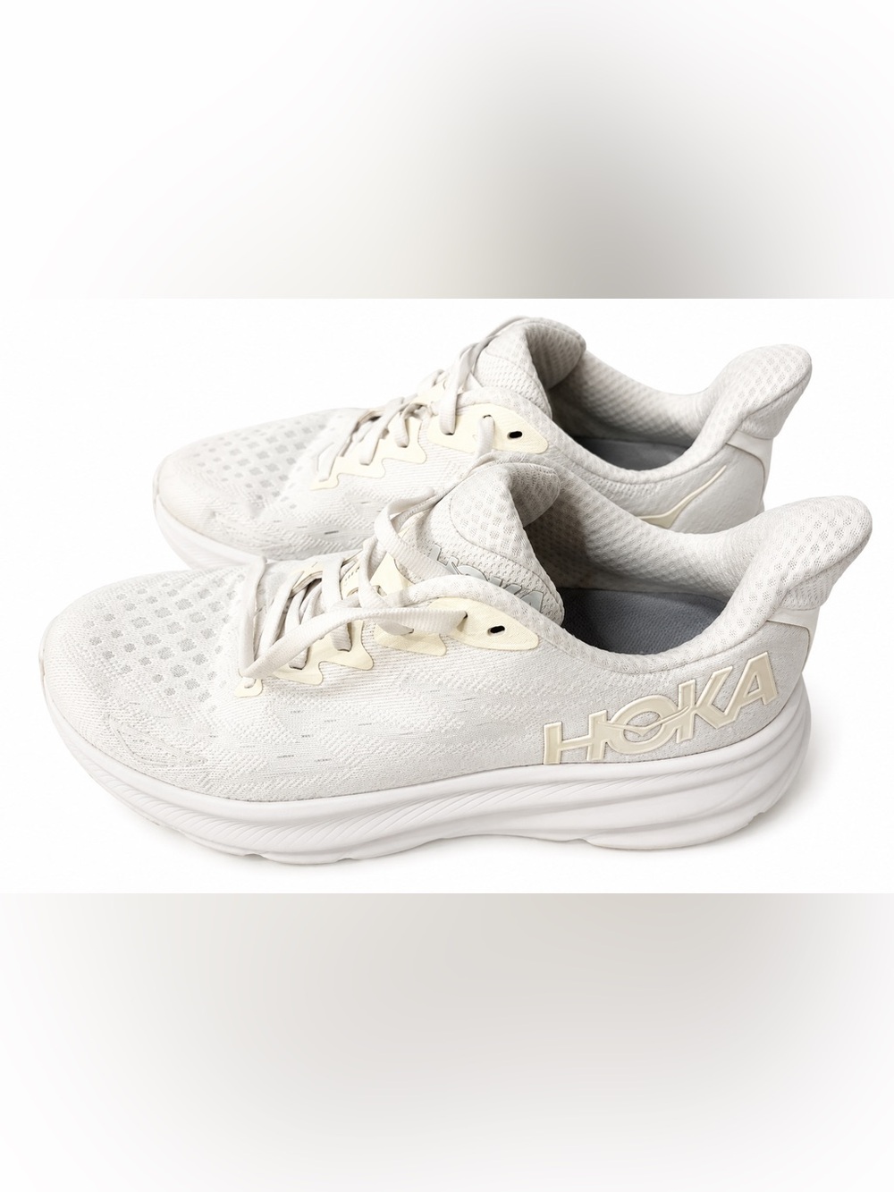HOKA Clifton 9 White White Women’s 7.5 B
